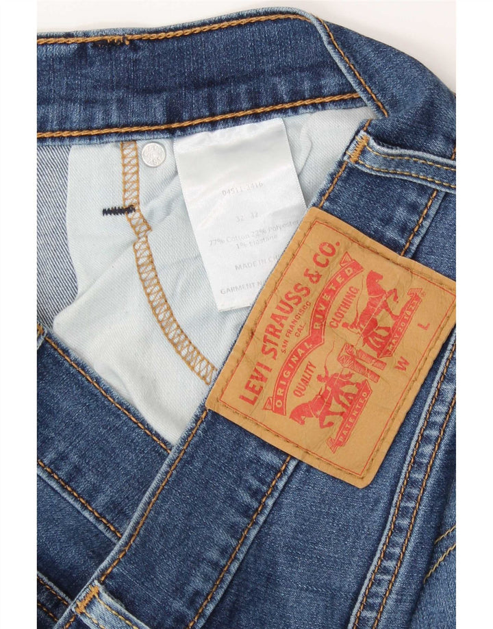 Γυναικείο Slim Jeans Levi's W32 L32 Blue Cotton