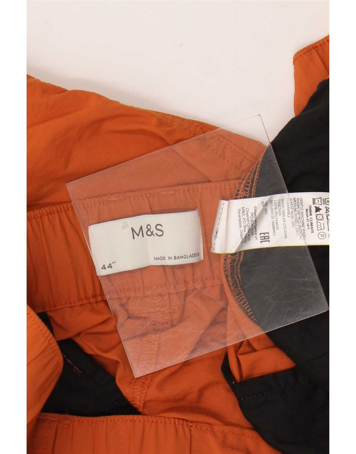 Marks & Spencer Ανδρικά σορτς Cargo 2XL W44 Orange Polyamide