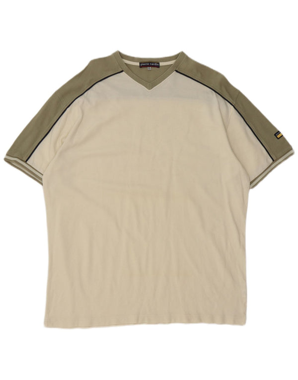 Ανδρικό T-Shirt Pierre Cardin Top 3XL σε λευκό χρώμα, βαμβακερό