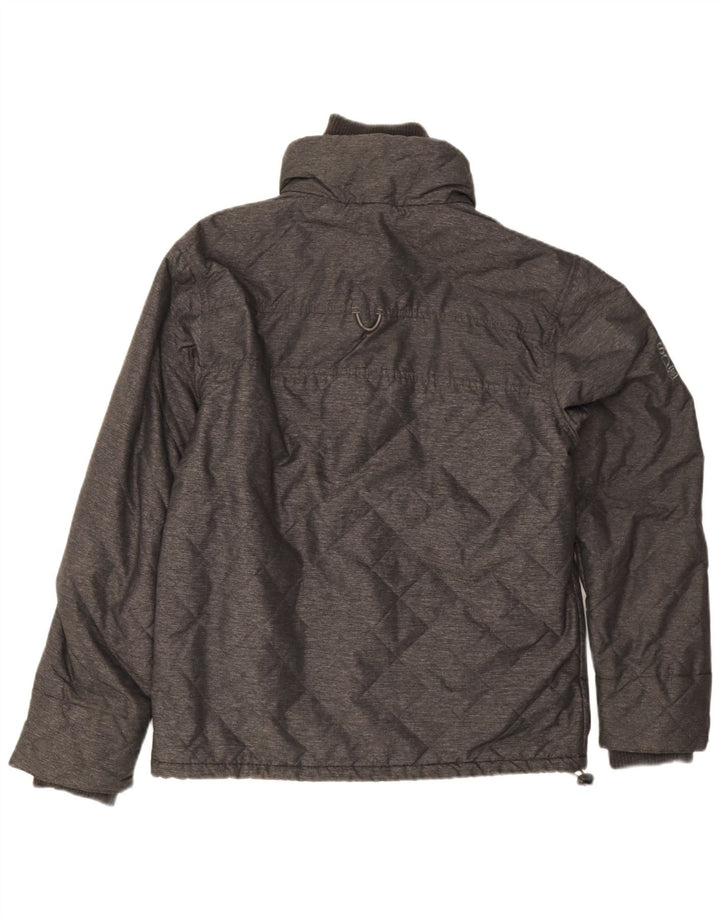 Superdry Γυναικείο Windcheater Windbreaker Jacket UK 18 XL Grey Nylon