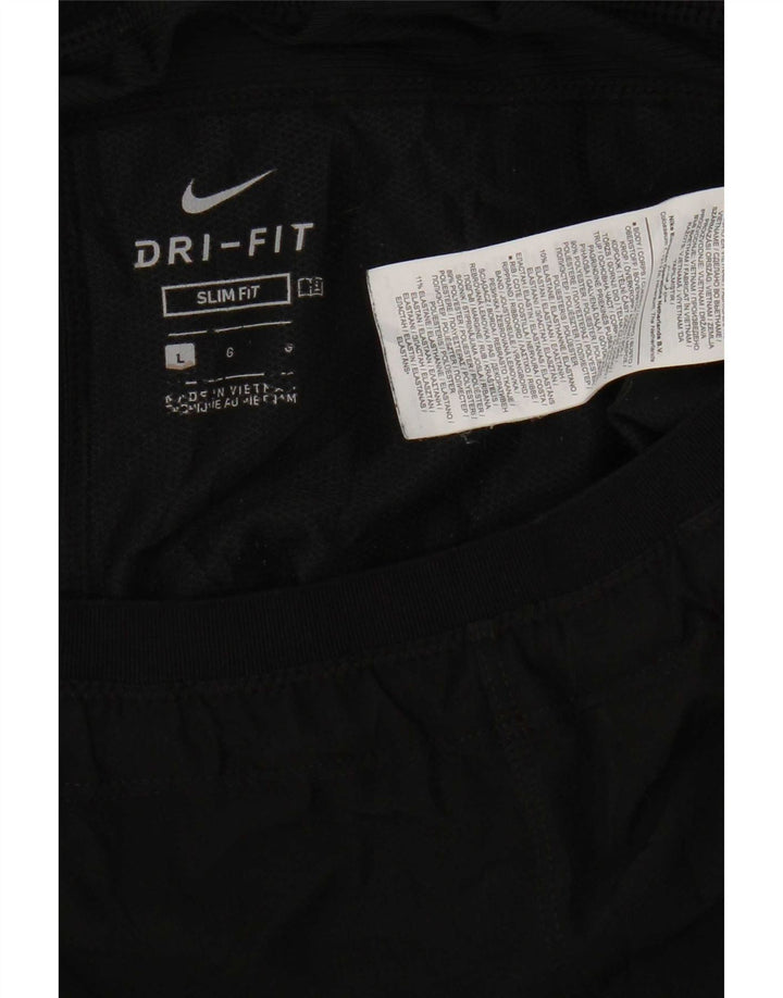 Ανδρικό αθλητικό σορτς Nike Dri Fit Graphic Slim Fit μεγάλο μαύρο πολυεστέρα