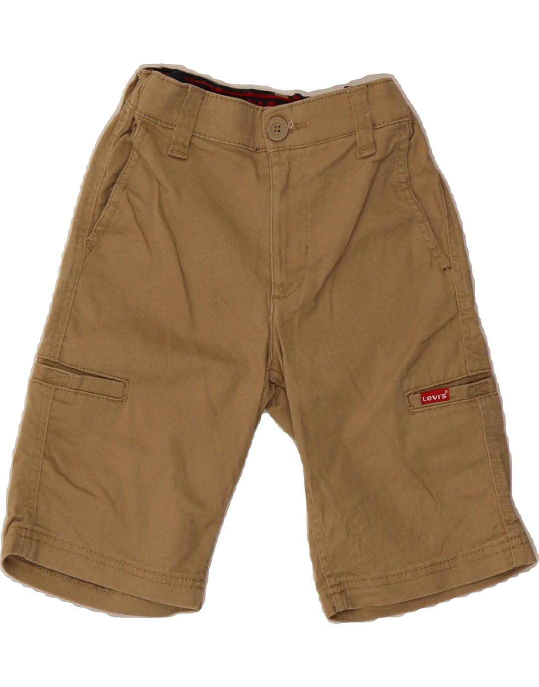 LEVI'S Boys Cargo Shorts 7-8 Years W24  Beige Cotton Vintage Levi's and Second-Hand Levi's from Messina Hembry 