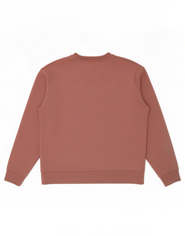 Zara Γυναικεία Φούτερ Jumper UK 14 Βαμβακερό μεσαίο καφέ