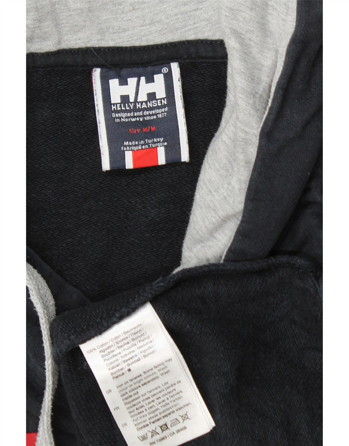 Ανδρικό γραφικό κουκούλα Helly Hansen, μεσαίο μπλε βαμβακερό