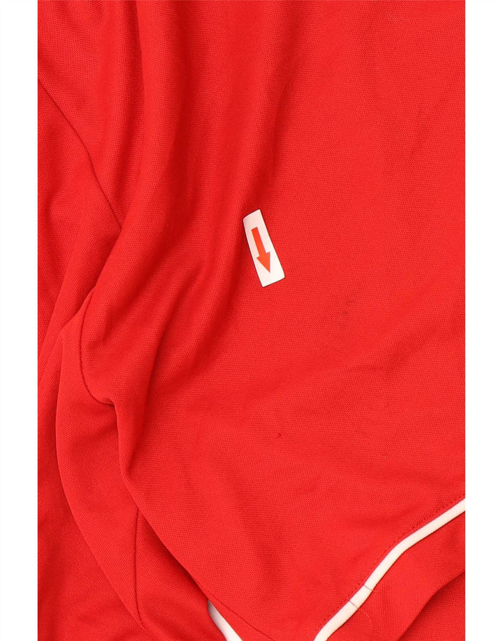 Ανδρικά γραφικά κανονικά αθλητικά σορτς Adidas Μεσαίο κόκκινο πολυεστέρα αθλητικά