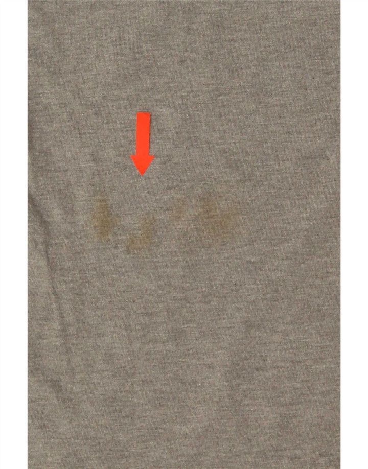 Ανδρικό T-Shirt Calvin Klein Τοπ μεγάλο γκρι βαμβακερό