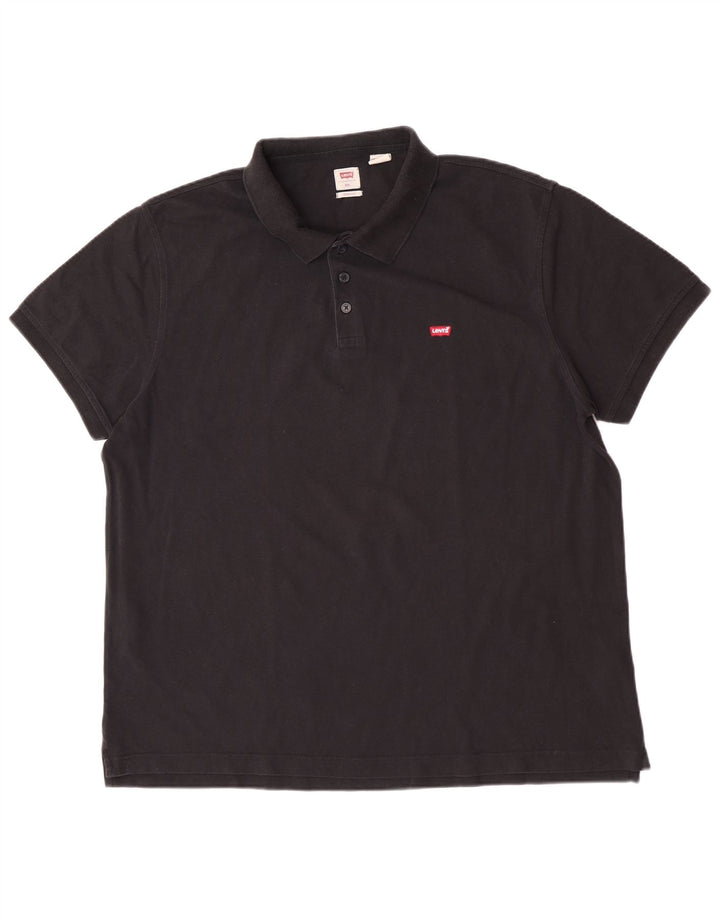Ανδρικό πουκάμισο Levi's Standard Polo 2XL μαύρο βαμβακερό