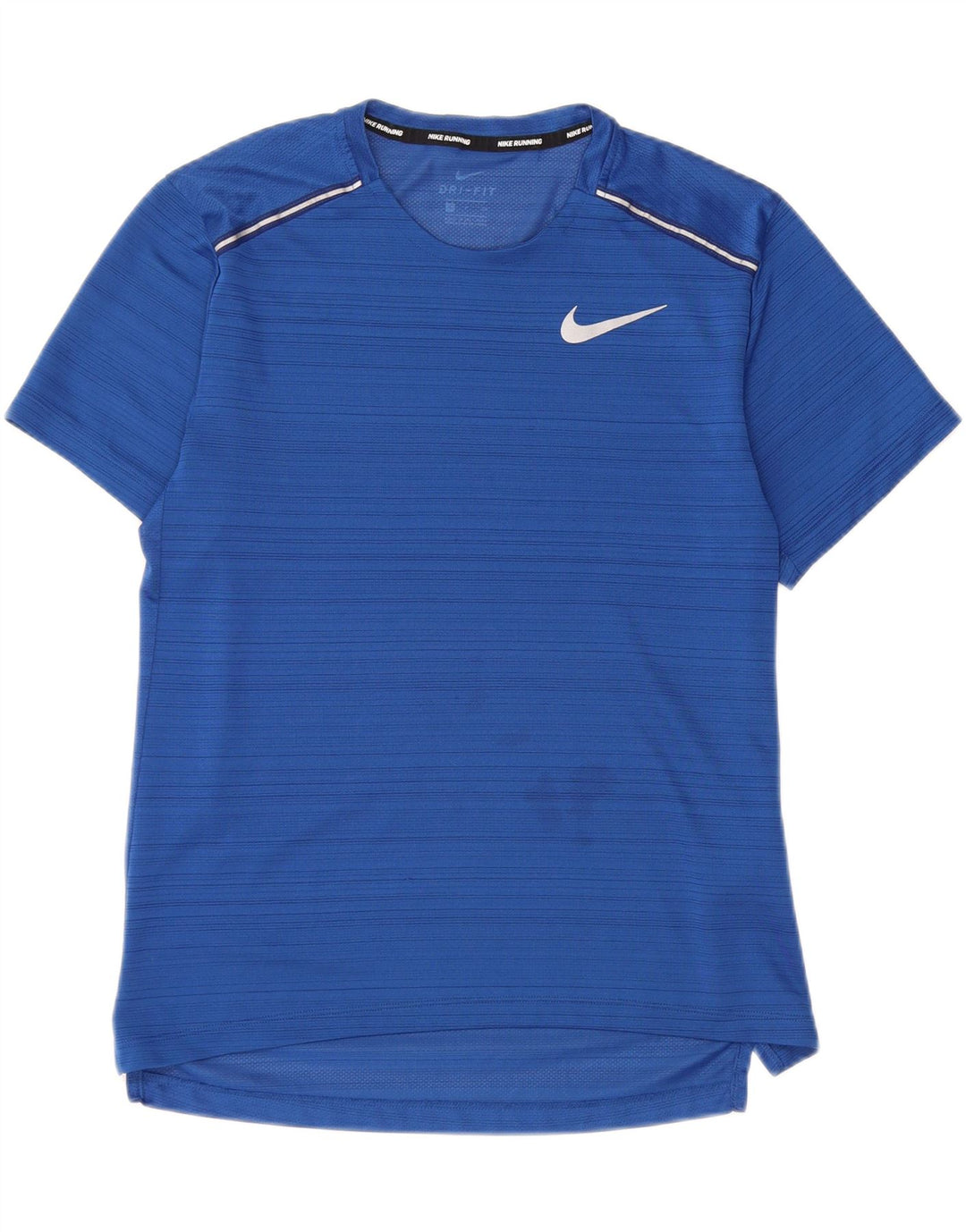 Ανδρικό μπλουζάκι Nike με μπλουζάκι Dri Fit Small Blue Pinstripe Polyester