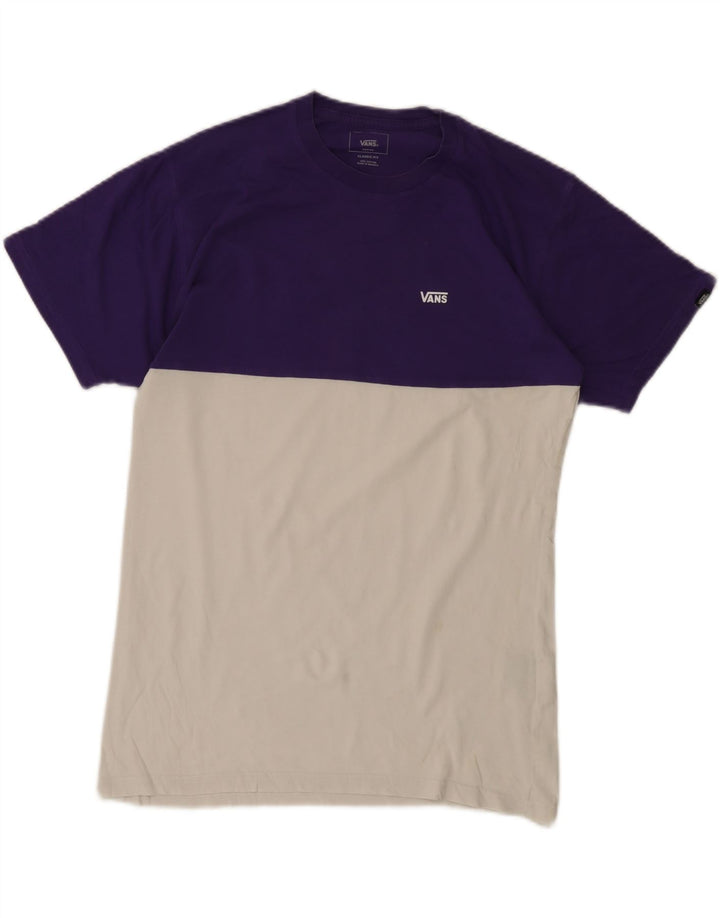 Ανδρικό μπλουζάκι Vans Classic Fit Τοπ μεσαίο λευκό χρώμα, βαμβακερό