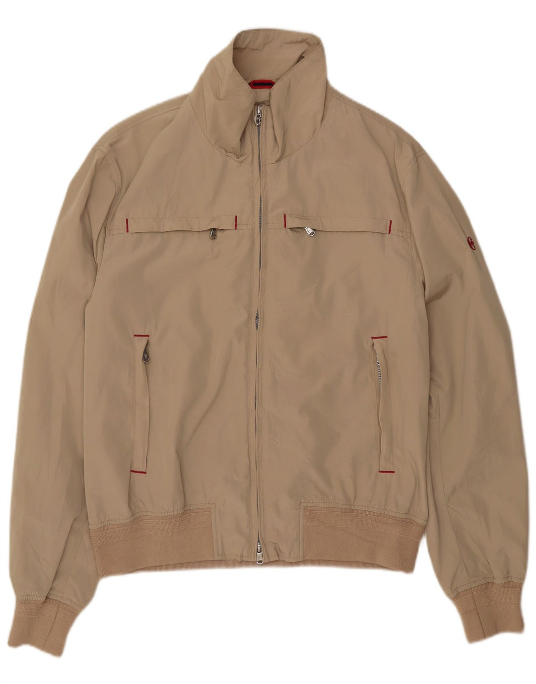 Ανδρικό Bomber Jacket Conte of Florence UK 40 Large Beige Polyester