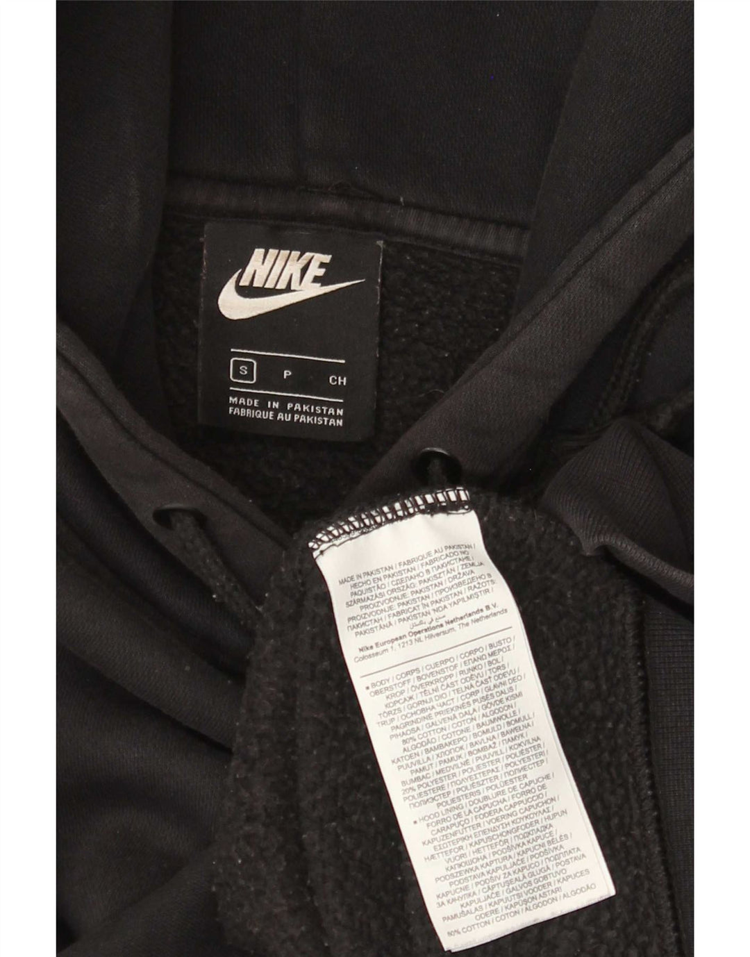 Γυναικείο φούτερ Nike, μικρό μαύρο βαμβακερό