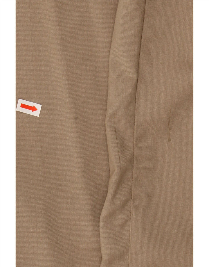 IZOD Mens Pegged Suit Trousers W36 L29 Brown Vintage Izod and Second-Hand Izod from Messina Hembry 