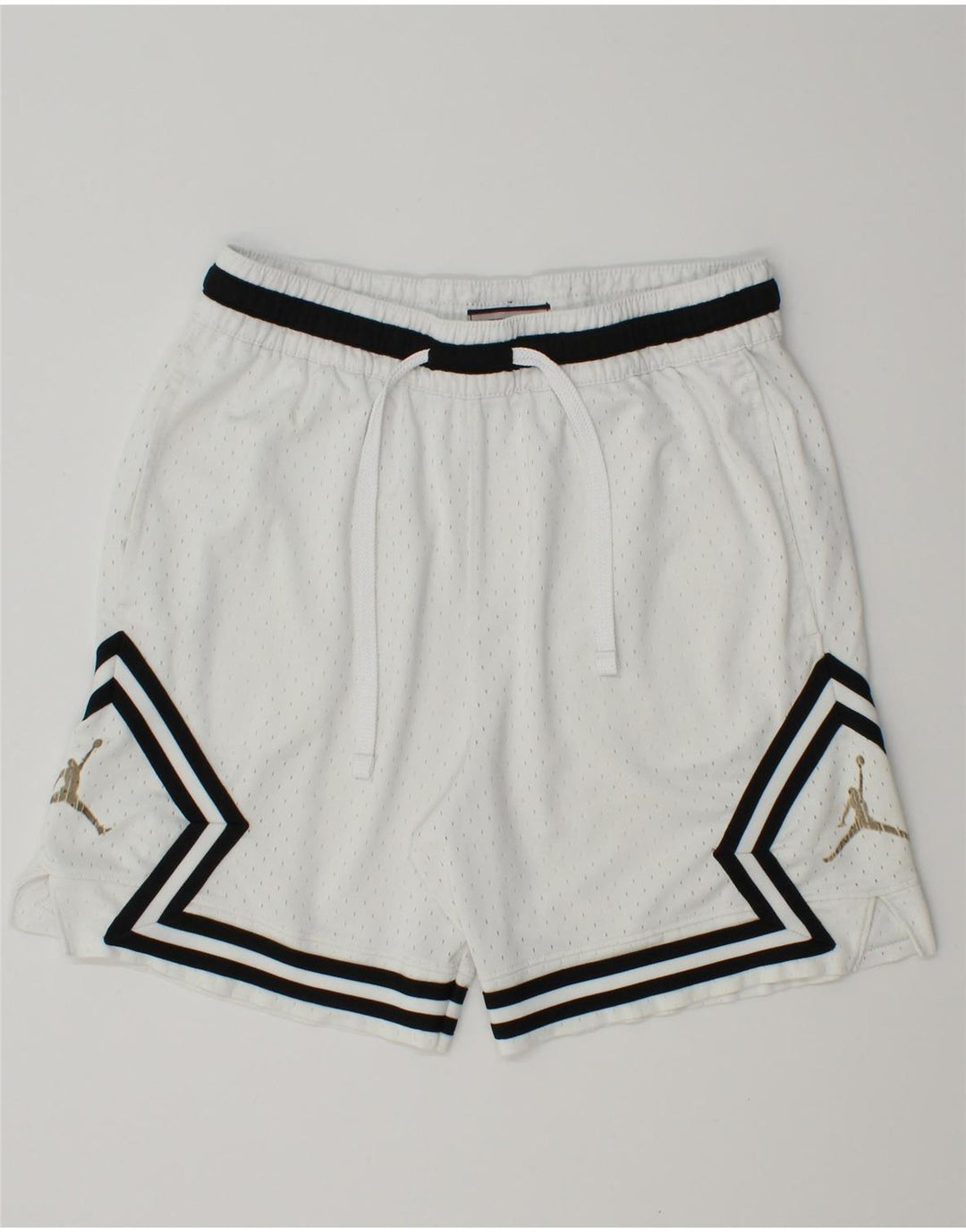 Jordan Ανδρικό Dri Fit Sport σορτς Μεσαίο λευκό γεωμετρικό πολυεστέρα