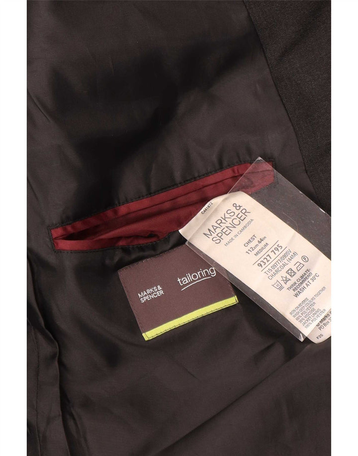 Marks & Spencer Ανδρικό μπουφάν blazer UK 44 XL Grey Polyester