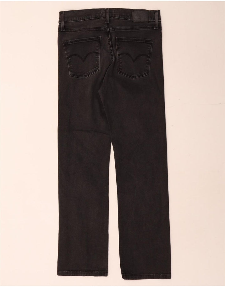Levi's Womens Shaping Straight Jeans W29 L27 Μαύρο βαμβακερό
