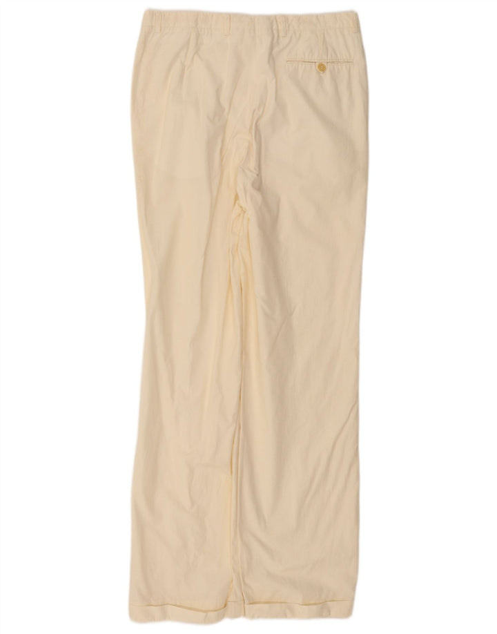 VALENTINO Ανδρικό παντελόνι Chino με καρφίτσα W30 L32 Off White
