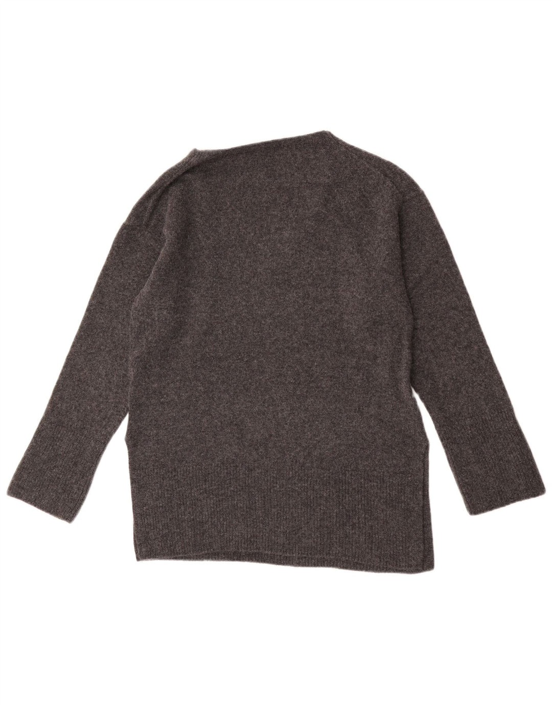 Massimo Dutti Γυναικείο πουλόβερ με λαιμόκοψη με V λαιμόκοψη UK 10 μικρό γκρι μαλλί