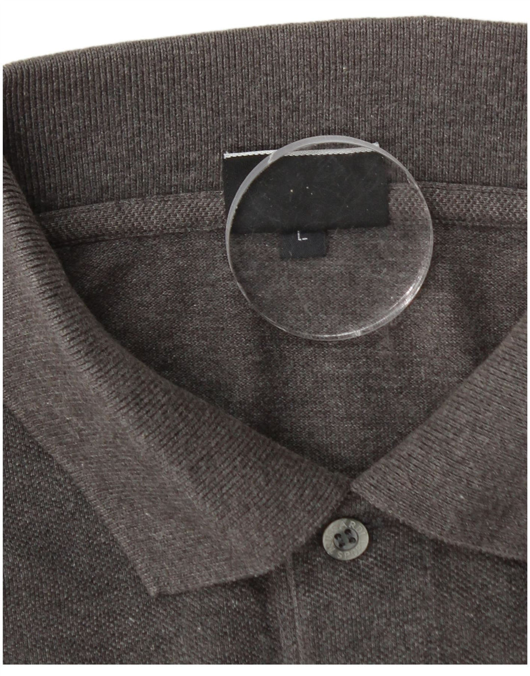 TRUSSARDI Ανδρικό Πόλο Μπλουζάκι μεγάλο γκρι βαμβακερό