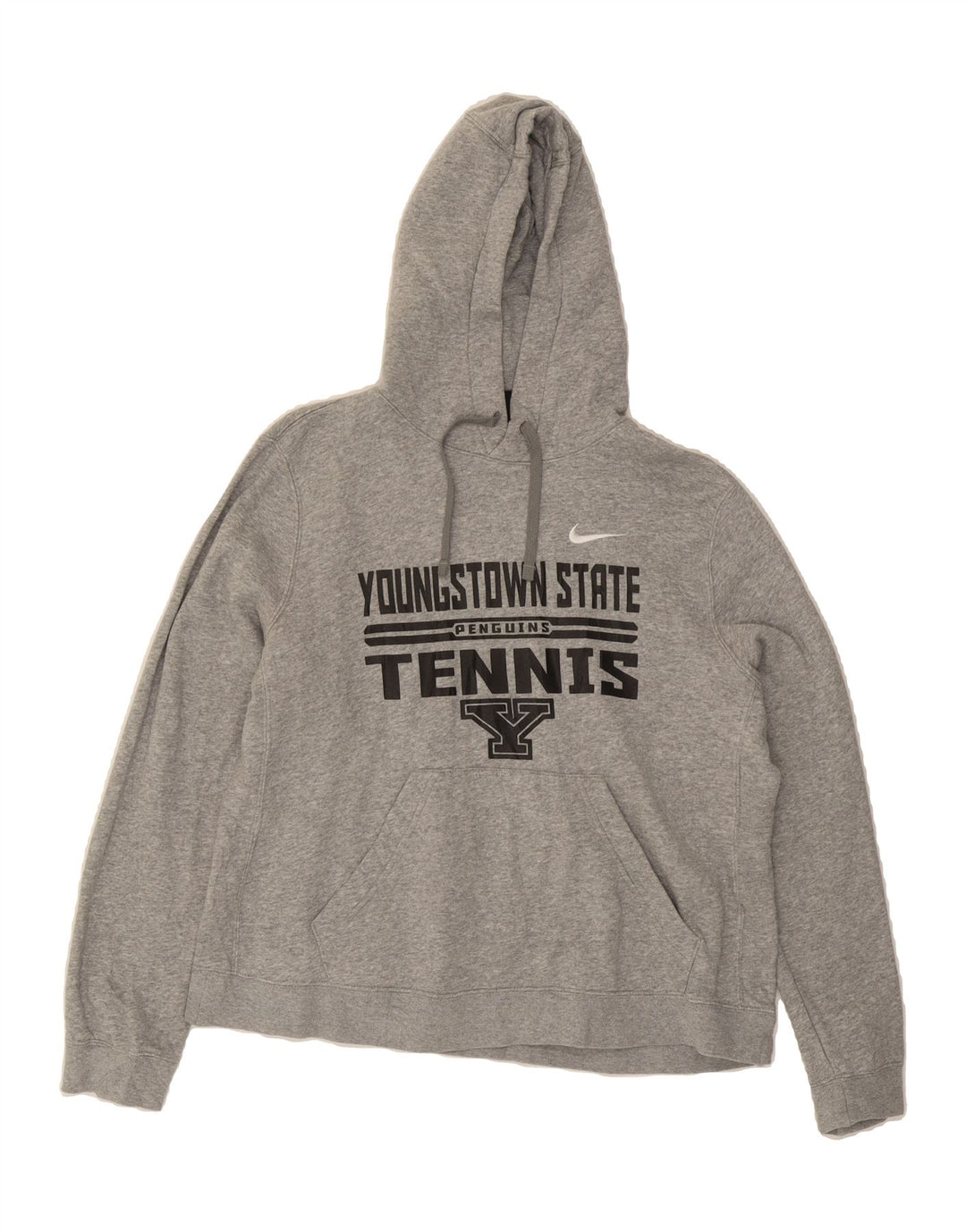 NIKE Womens Hoodie Jumper UK 16 Large Grey Vintage Nike and Second-Hand Nike from Messina Hembry 