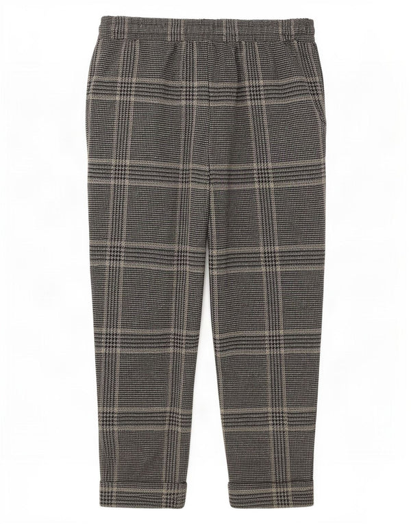 Marks & Spencer Γυναικείο Cropped Παντελόνι UK 14 Large W32 L24 Grey