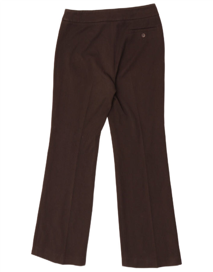 Max Mara Γυναικείο Σαββατοκύριακο Bootcut Παντελόνι UK 8 Small W27 L30 Brown