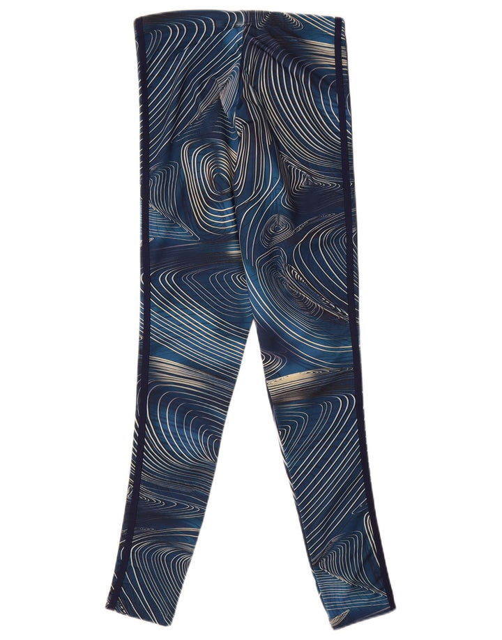 Γυναικείο κολάν Adidas Abstract Pattern UK 8 Small Navy Blue Polyester