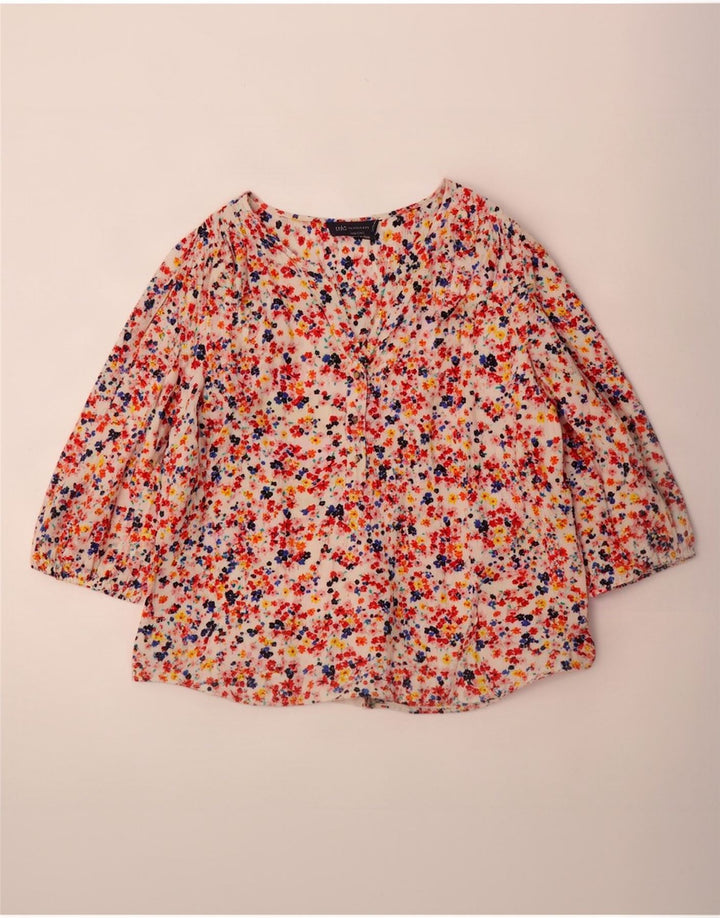 Marks & Spencer Γυναικεία μπλούζα 3/4 μανίκια τοπ UK 18 XL πολύχρωμη
