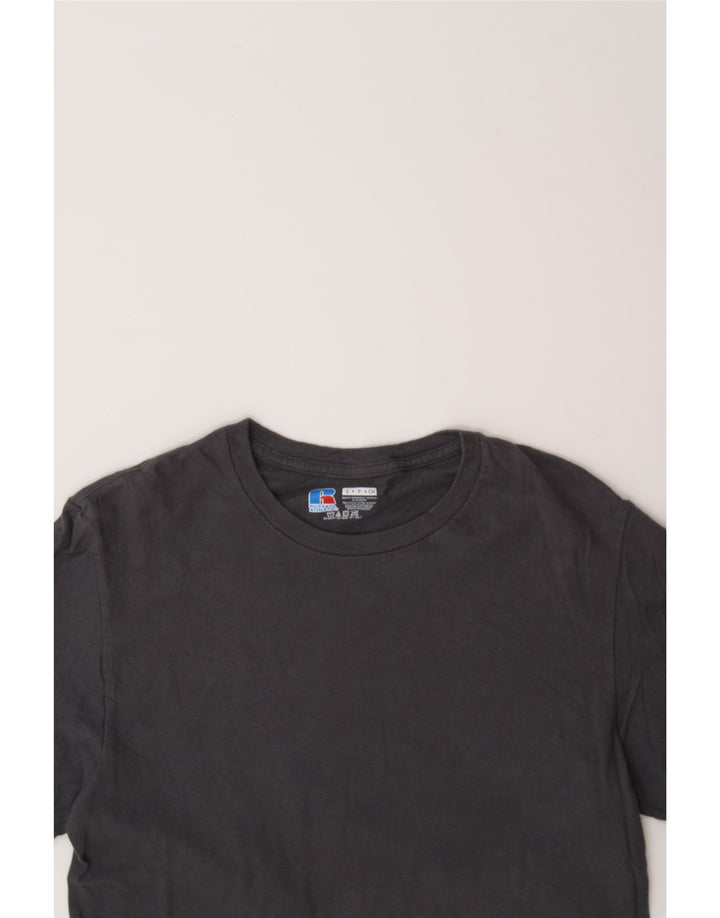 RUSSELL ATHLETIC Mens T-Shirt Top Small Grey Cotton Vintage Russell Athletic and Second-Hand Russell Athletic from Messina Hembry 