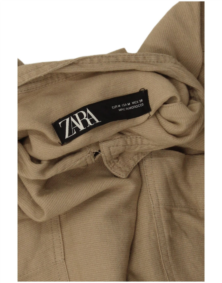 Zara Γυναικείο μπουφάν 3/4 με μανίκια UK 14 Medium Beige