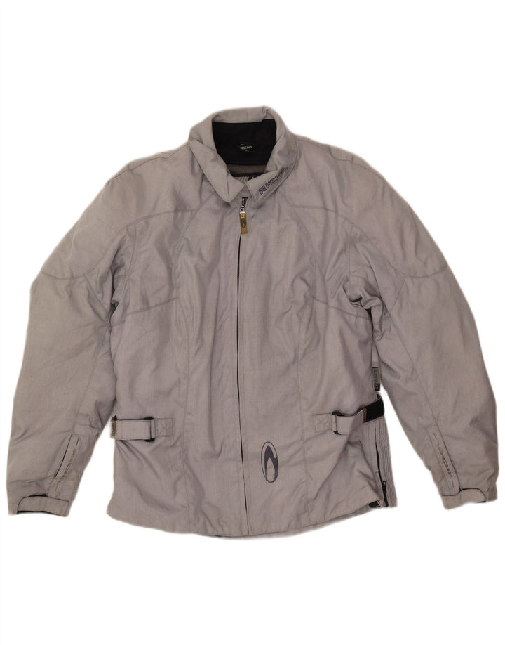 Richa Mens Graphic Racer Jacket UK 40 Large Grey Polyamide