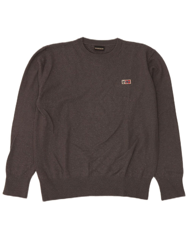 NAPAPIJRI Γυναικείο πουλόβερ με λαιμόκοψη UK 20 2XL Γκρι