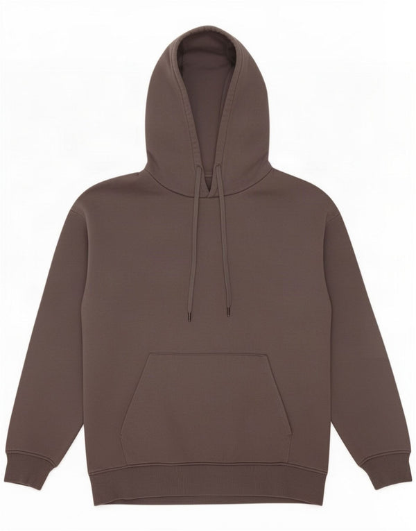 Zara Mens Hoodie Jumper Large Grey Cotton