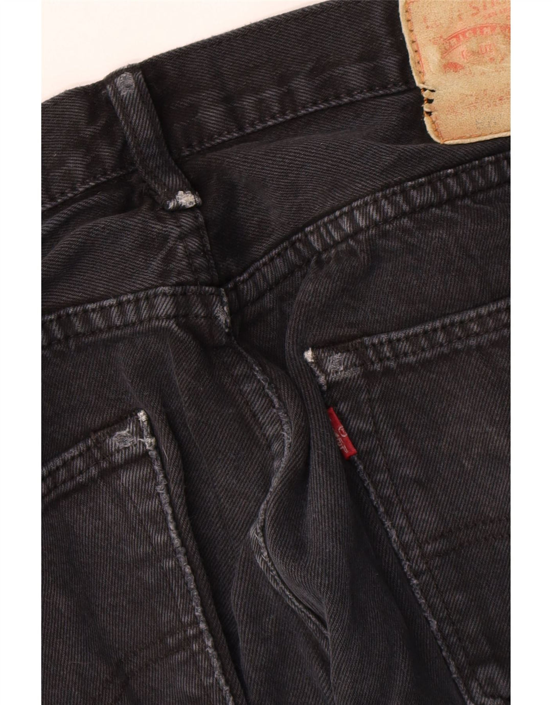 Ανδρικό τζιν LEVI'S ίσιο W34 L32 Μαύρο βαμβακερό
