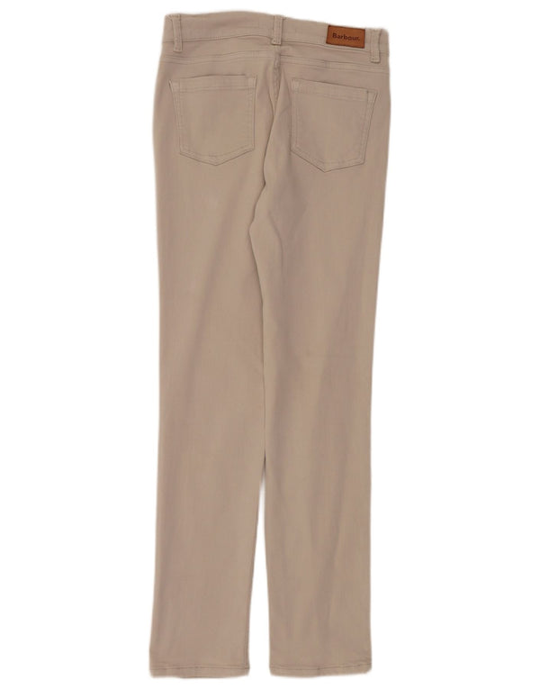 Barbour Γυναικείο Slim Jeans UK 10 Small W28 L30 Beige βαμβακερό