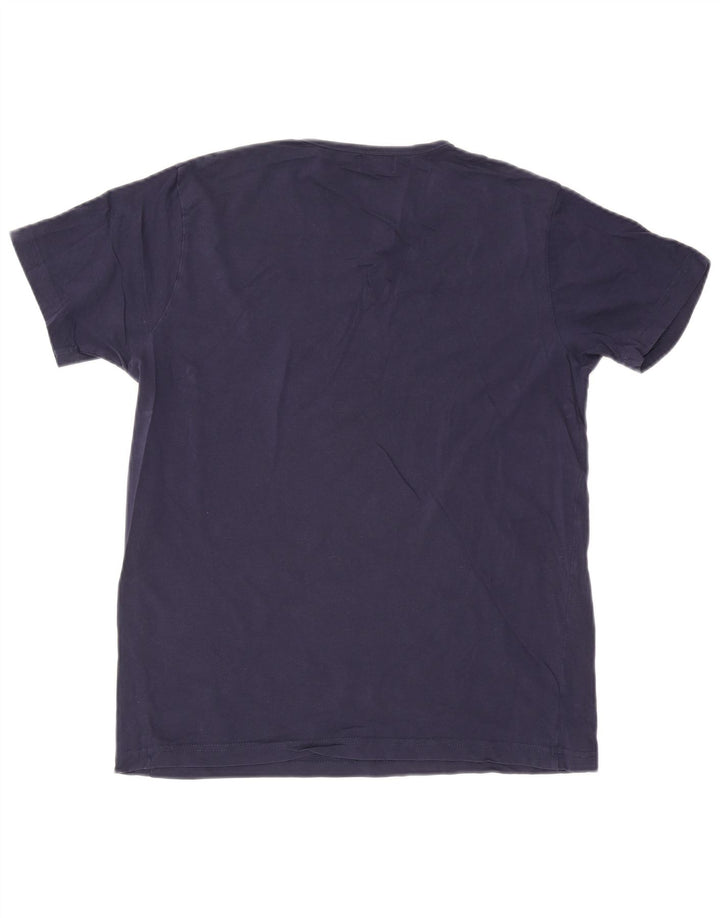 Ανδρικό T-Shirt Lyle & Scott Top Large Navy Blue από βαμβάκι
