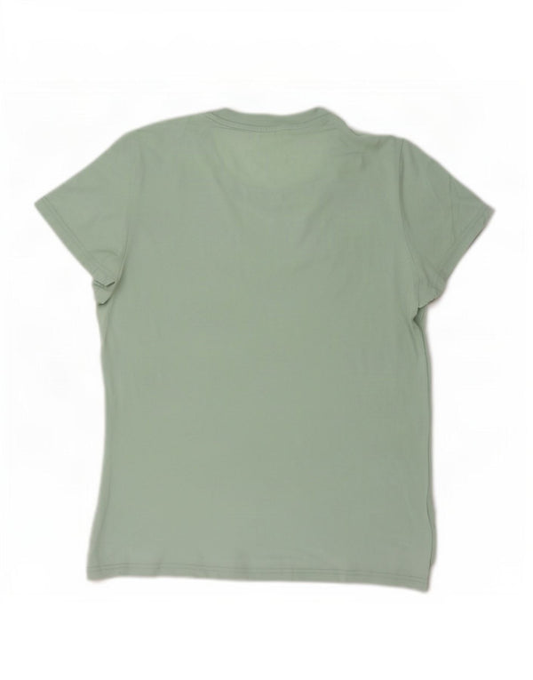 Γυναικείο γραφικό T-Shirt Adidas Top UK 12/14 Medium Green