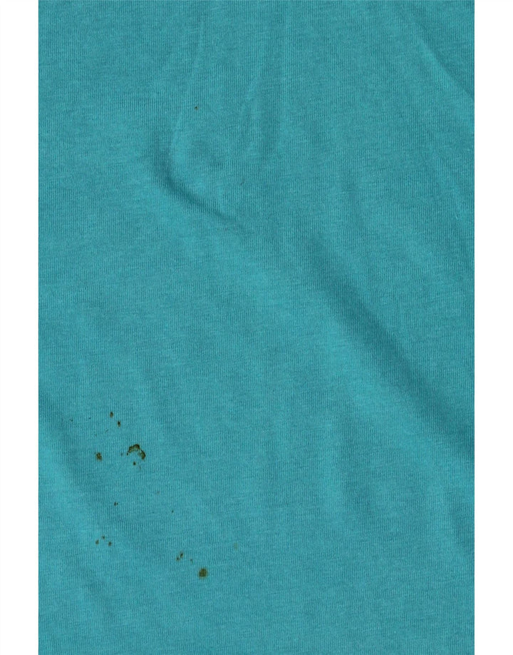 TOMMY HILFIGER Mens Graphic T-Shirt Top Medium Blue Cotton Vintage Tommy Hilfiger and Second-Hand Tommy Hilfiger from Messina Hembry 