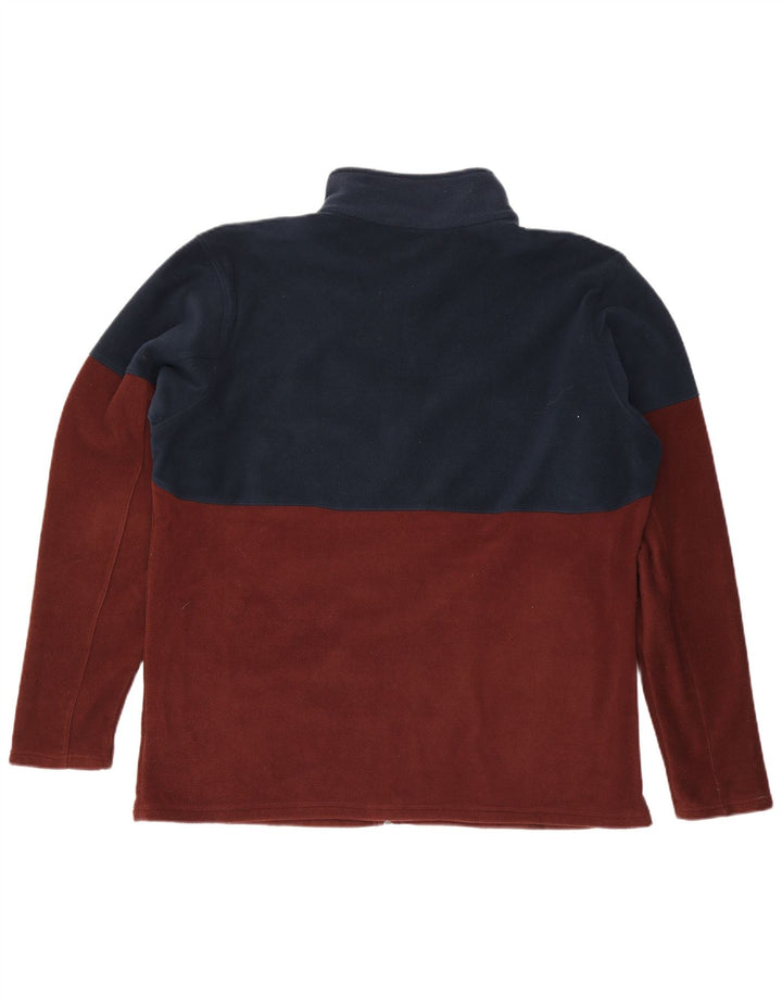 Ανδρικό μπουφάν Columbia Fleece UK 44 2XL Maroon Colourblock Polyester