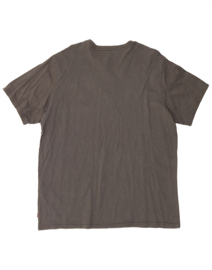 Ανδρικό μπλουζάκι Levi's Relaxed Graphic Top μεγάλο γκρι βαμβακερό