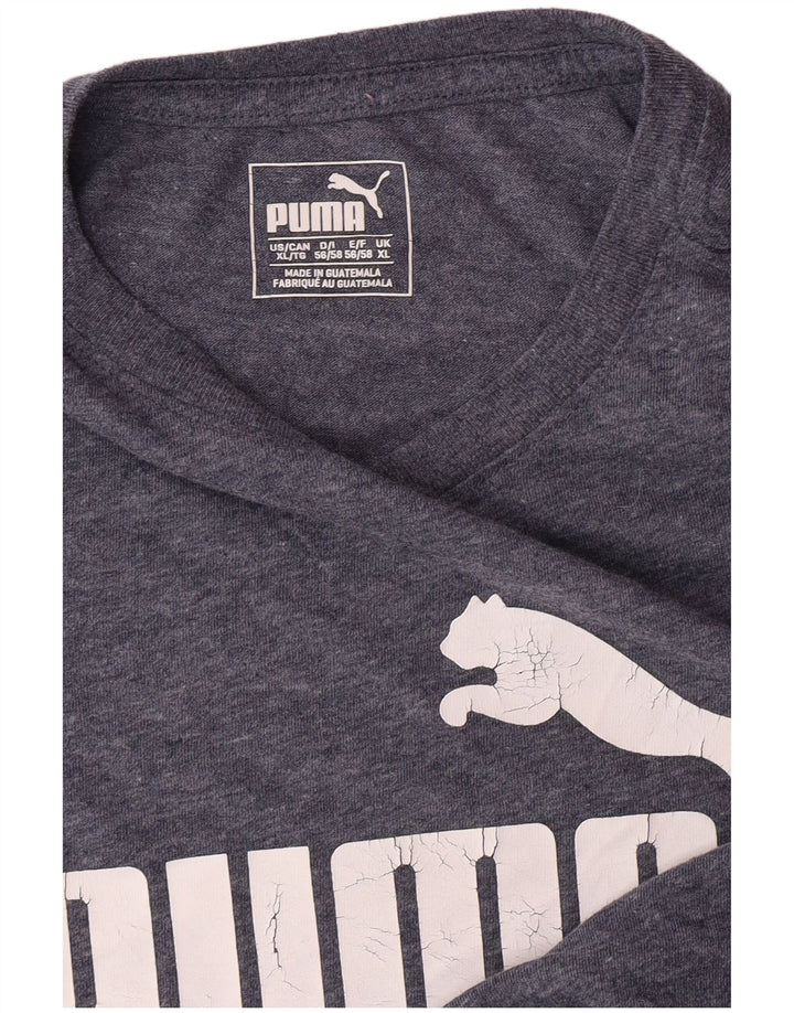 Ανδρικό γραφικό T-Shirt PUMA Top XL Blue