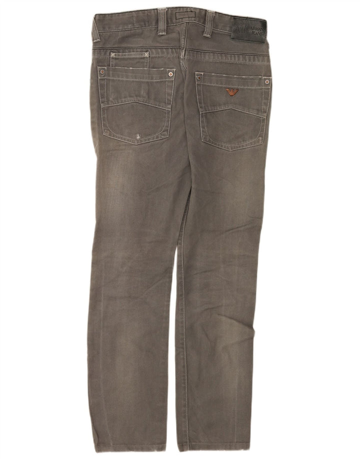ARMANI Ανδρικό Slim Jeans W32 L30 Γκρι βαμβακερό
