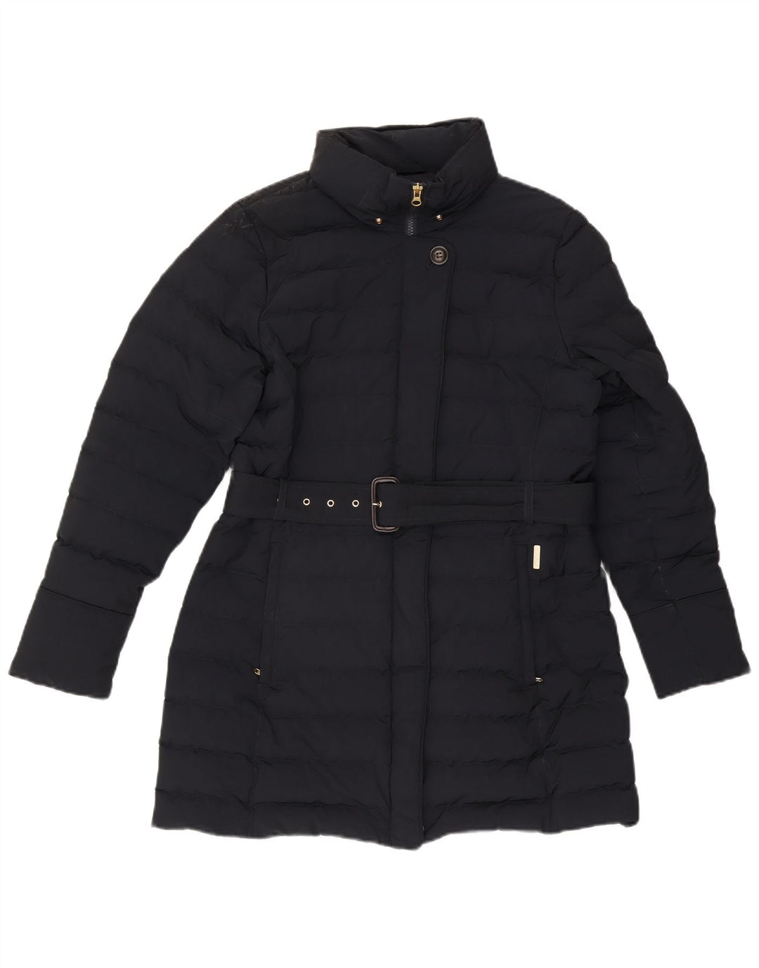 Woolrich Γυναικείο παλτό UK 16 Large Navy Blue Polyester