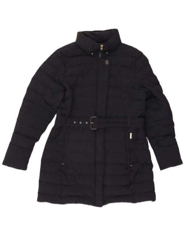 Woolrich Γυναικείο παλτό UK 16 Large Navy Blue Polyester