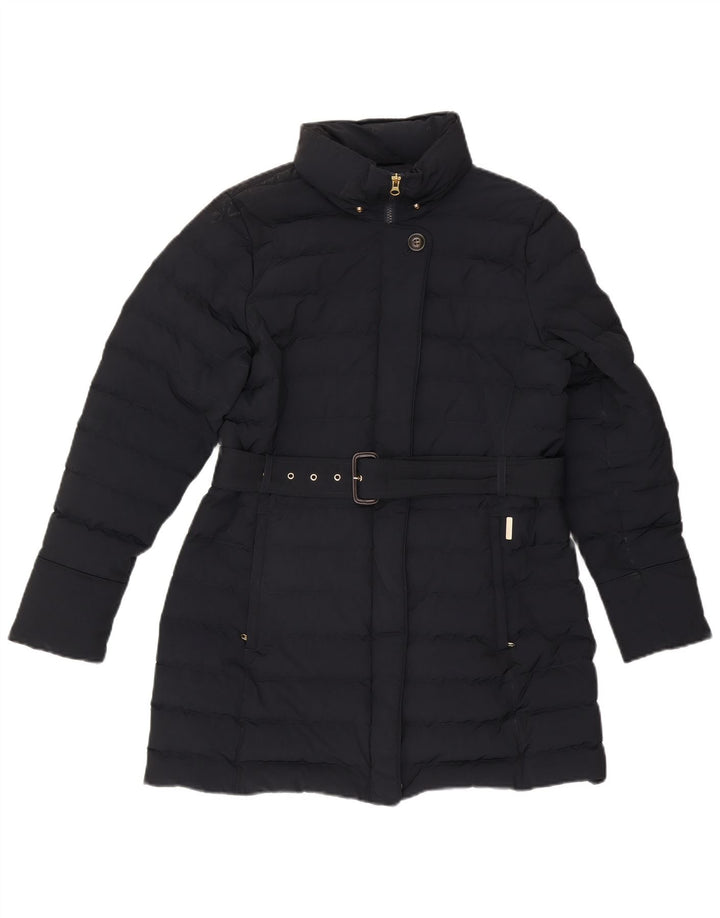Woolrich Γυναικείο παλτό UK 16 Large Navy Blue Polyester