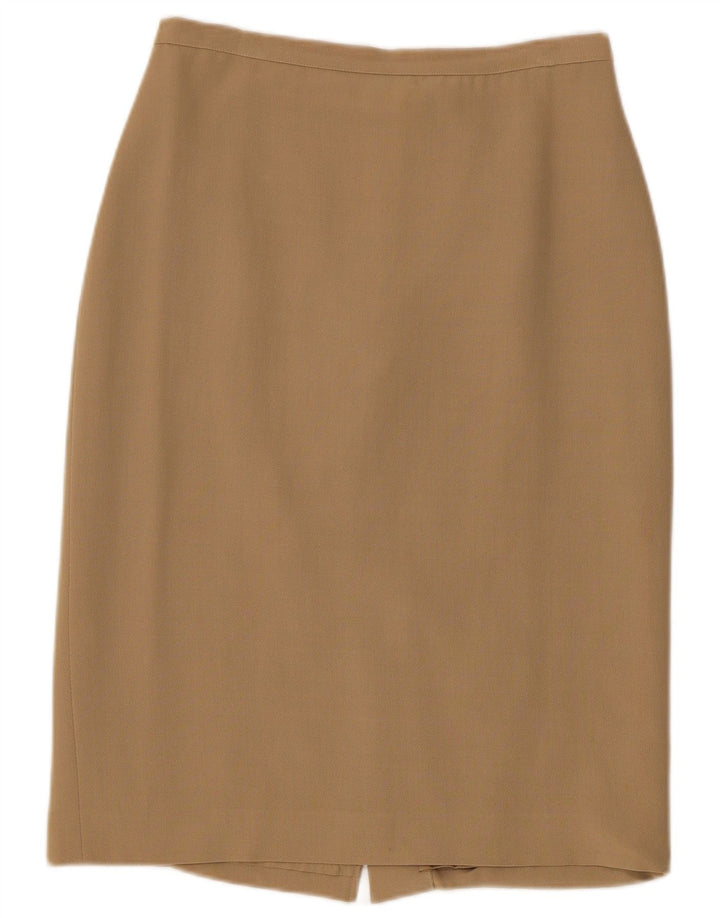 Max & Co. Γυναικεία Pencil Φούστα UK 12 Medium W28 Beige Acetate