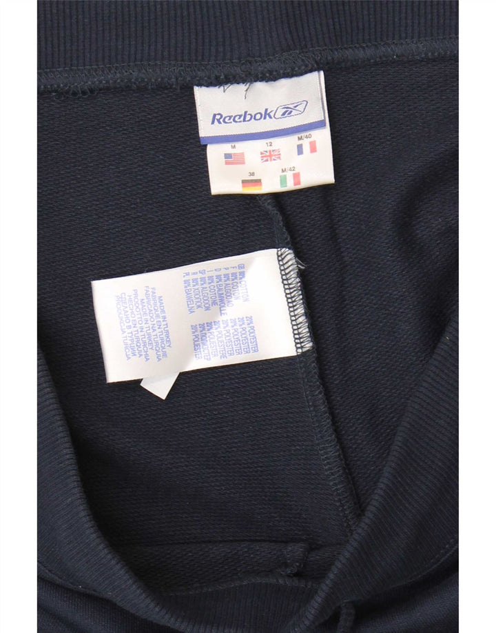 Γυναικείο αθλητικό σορτς Reebok UK 12 μεσαίο μπλε βαμβακερό