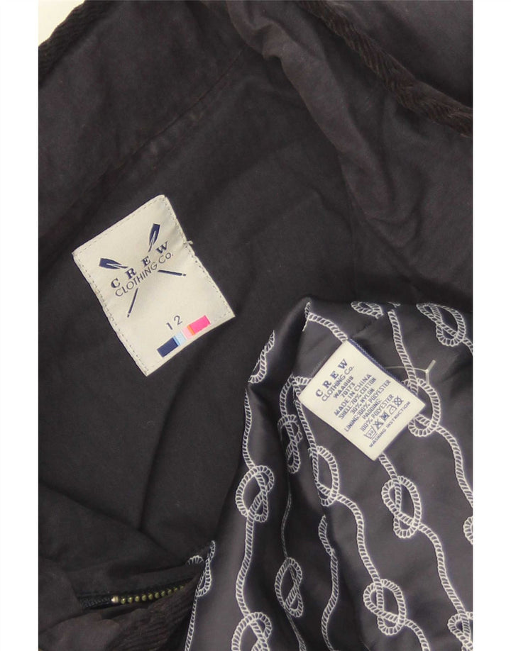 Crew Clothing Γυναικείο καπιτονέ μπουφάν UK 12 Medium Navy Blue Cotton