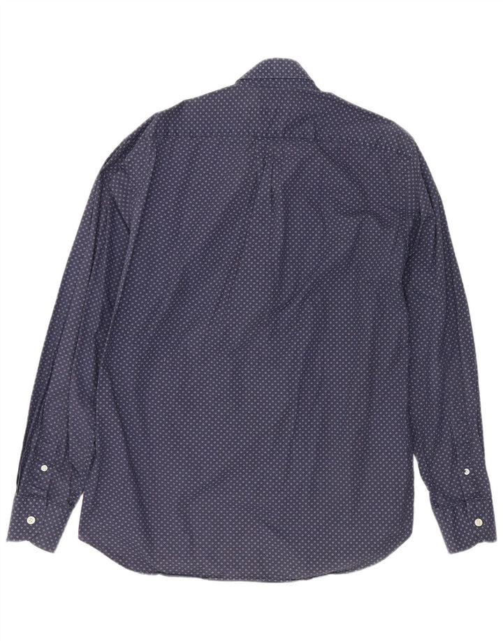 Ανδρικό πουκάμισο Harmont & Blaine XL Navy Blue με στίγματα από βαμβάκι