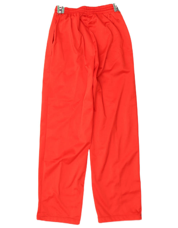 Vintage γυναικεία αθλητική φόρμα παντελόνι Joggers IT 46 Μεγάλο κόκκινο νάιλον