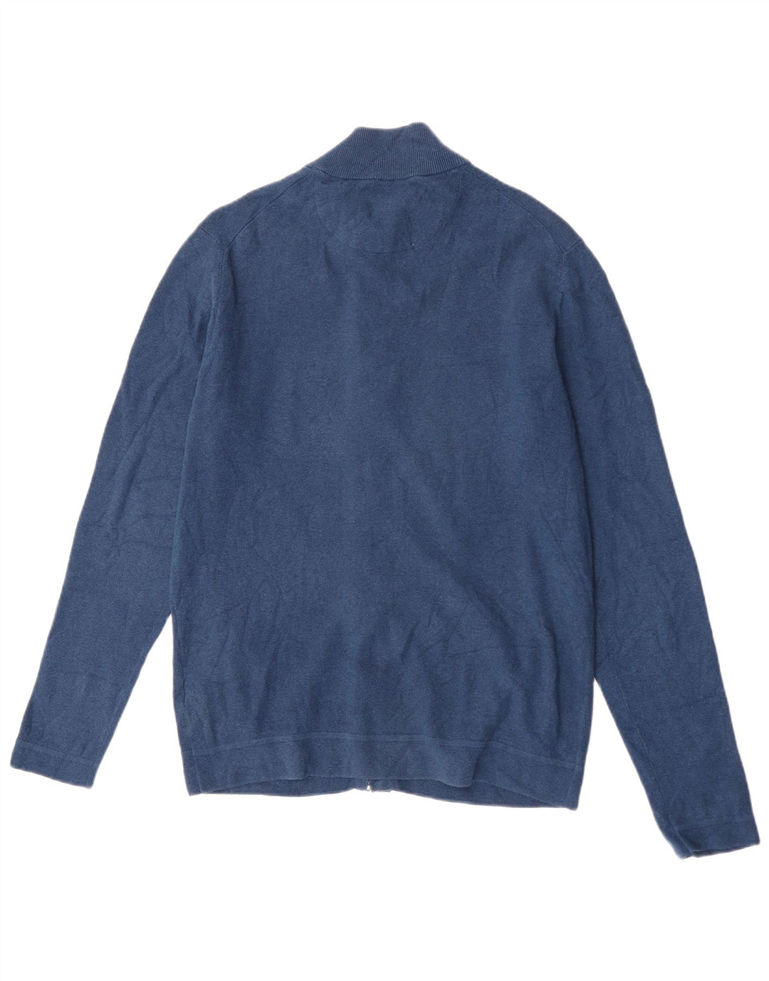 Ανδρικό πουλόβερ Massimo Dutti Ζακέτα XL Navy Blue Cotton